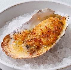 ガーリックソースと香草パン粉の焼き牡蠣