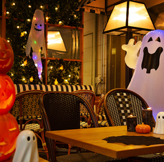 10/1~10/31はハロウィンビアガーデン開催!店内もハロウィン仕様★