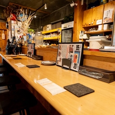 【お1人様大歓迎】カウンター席もご用意♪お仕事帰りや近所の方で、はじめての方もぜひお立ち寄りください♪