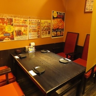 すだれアリの【半個室席】完備★喫煙可能席