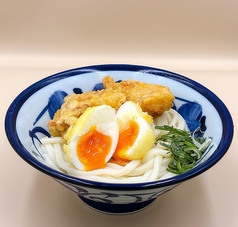 鶏玉天うどん（温・冷）