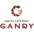 スポーツカフェ&バー GANDY ガンディのロゴ