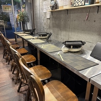 目の前で焼き上げる臨場感