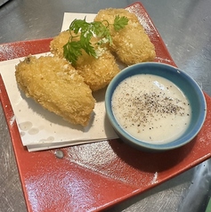 おっきい牡蠣フライ