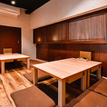 小人数からグループでの利用にも◎ゆったりくつろげる小上がり座敷席です。
