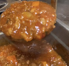 伊賀牛の旨味たっぷりのミートソースの写真