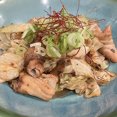 豚ホルモン焼き