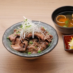 牛たん丼定食(塩だれ又は醤油ダレ)