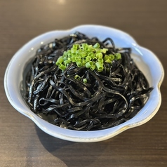 【〆】イカ墨そばセット