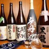 京地どりに合う焼酎、日本酒が豊富！ ※写真は一例です。