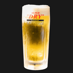 焼肉にはやっぱり定番生ビール！焼けたお肉とキンキンに冷えた生ビールの温度差をお楽しみください☆