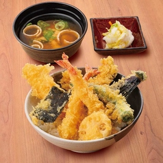 具沢山天丼定食