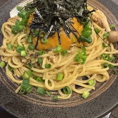 ウニと濃厚牡蠣の和風パスタ