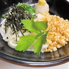 冷したぬきうどん