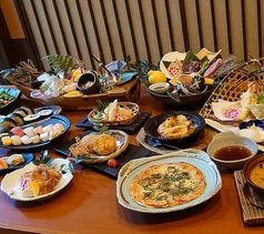 職人手造りの料理の数々