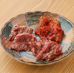 上はらみ3種盛 (白だれ、黒だれ、赤だれ)