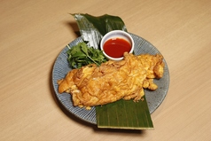 エビたっぷりタイオムレツ