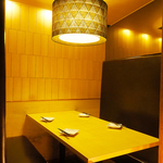 周りを気にせずお過ごし頂ける当店自慢の完全個室席。 2名様からご案内させて頂いております。