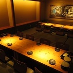 【2F座敷席】座敷席は2室あり、2Fを貸切ることで最大宴会70名様迄対応可