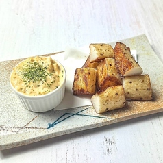 山芋唐揚げ～自家製マグロタルタル添え～