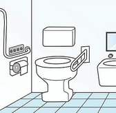 バリアフリー多目的トイレ完備