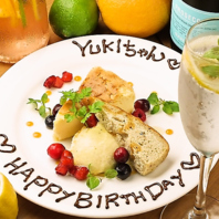 デザートプレートご用意します♪