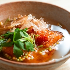 とまとの揚げ出し