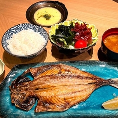 房総アジ干物定食