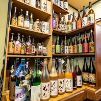 【焼酎・日本酒を豊富にご用意】