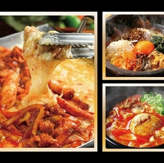 ボリュームたっぷりの美味しい韓国料理です。