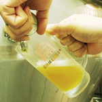 タンクから製造されたままの生ビールは新鮮そのもの。できたての道頓堀ビールをお楽しみください。