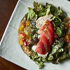 自家製鶏ハムサラダ　西京味噌ドレッシング