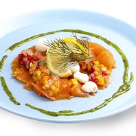 シェフのこだわりのお料理の数々・・