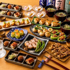 串焼きと野菜巻きと九州料理の個室居酒屋 いろり堂 津田沼店のコース写真