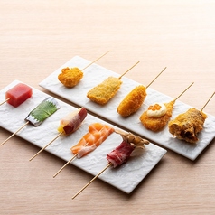 「季節」の串カツ盛り合わせ(5本)