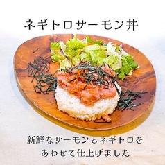 ネギトロサーモン丼