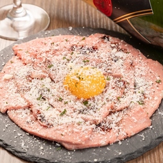 A5黒毛和牛のカルパッチョ