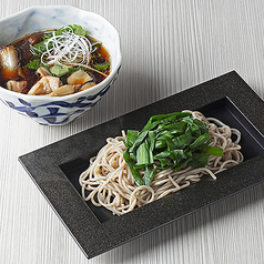 鶏ニラ蕎麦 ~特製ねぎまつけ汁~