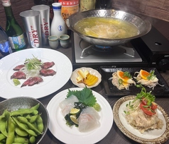 阿波水炊き しあわせどりのコース写真