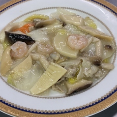 白菜と海の幸あっさり炒め