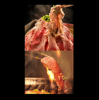鹿児島産黒毛和牛を使用した炊き肉と焼肉