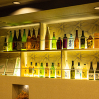 こだわりの地酒で料理とのペアリングをお愉しみください