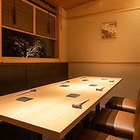満ち足りた時間を、少人数でもお楽しみいただけます