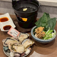 牡蠣しゃぶ 〆雑炊付き~1日3食限定~