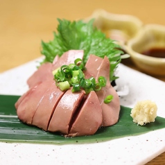 白肝のお刺身(低温調理)