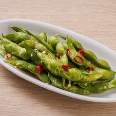 ペペロンチーノ枝豆