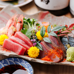 本日のお造り5種盛り