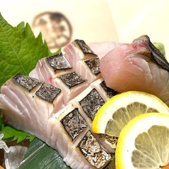 鰆の炙り造り