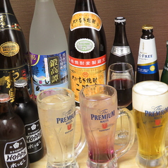 ドリンクメニューも豊富！