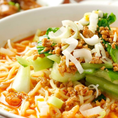 ワンタン麺/野菜タン麺/五目ラーメン/チャーシュー麺/ネギチャーシュー麺/タンタン麺
